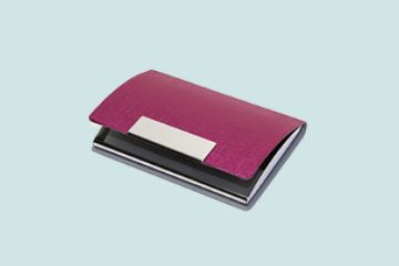 Obrázek produktu Pouzdro na vizitky ATLAS – purpurové