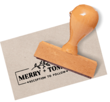 Obrázek produktu Custom Wooden Rubber Stamps