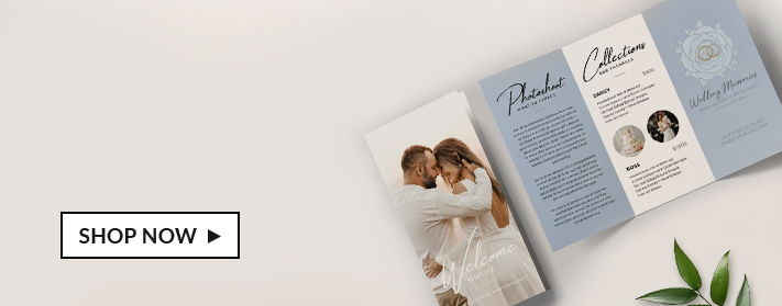 z-fold custom folded leaflets on table